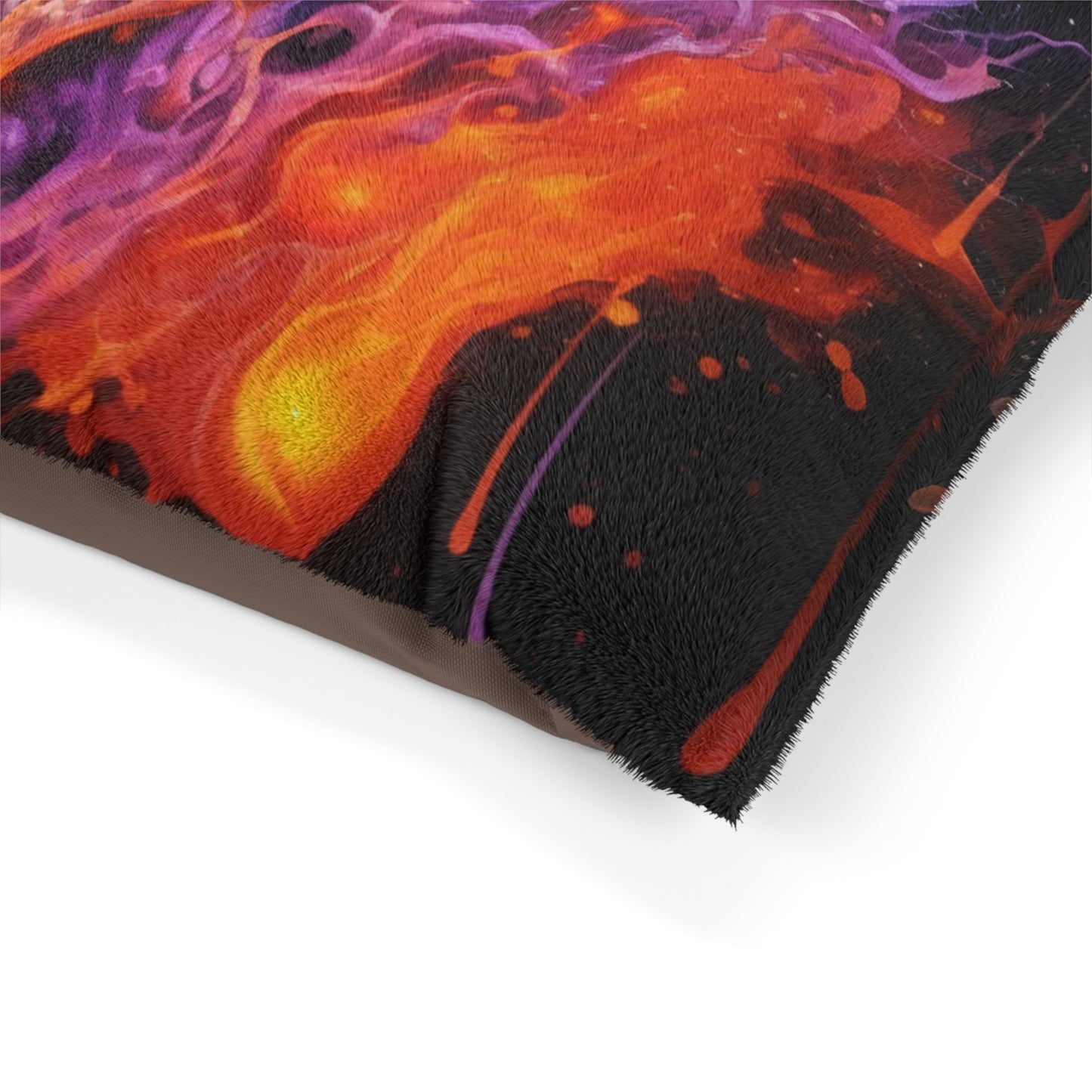 Pet Bed Skull Flames 2