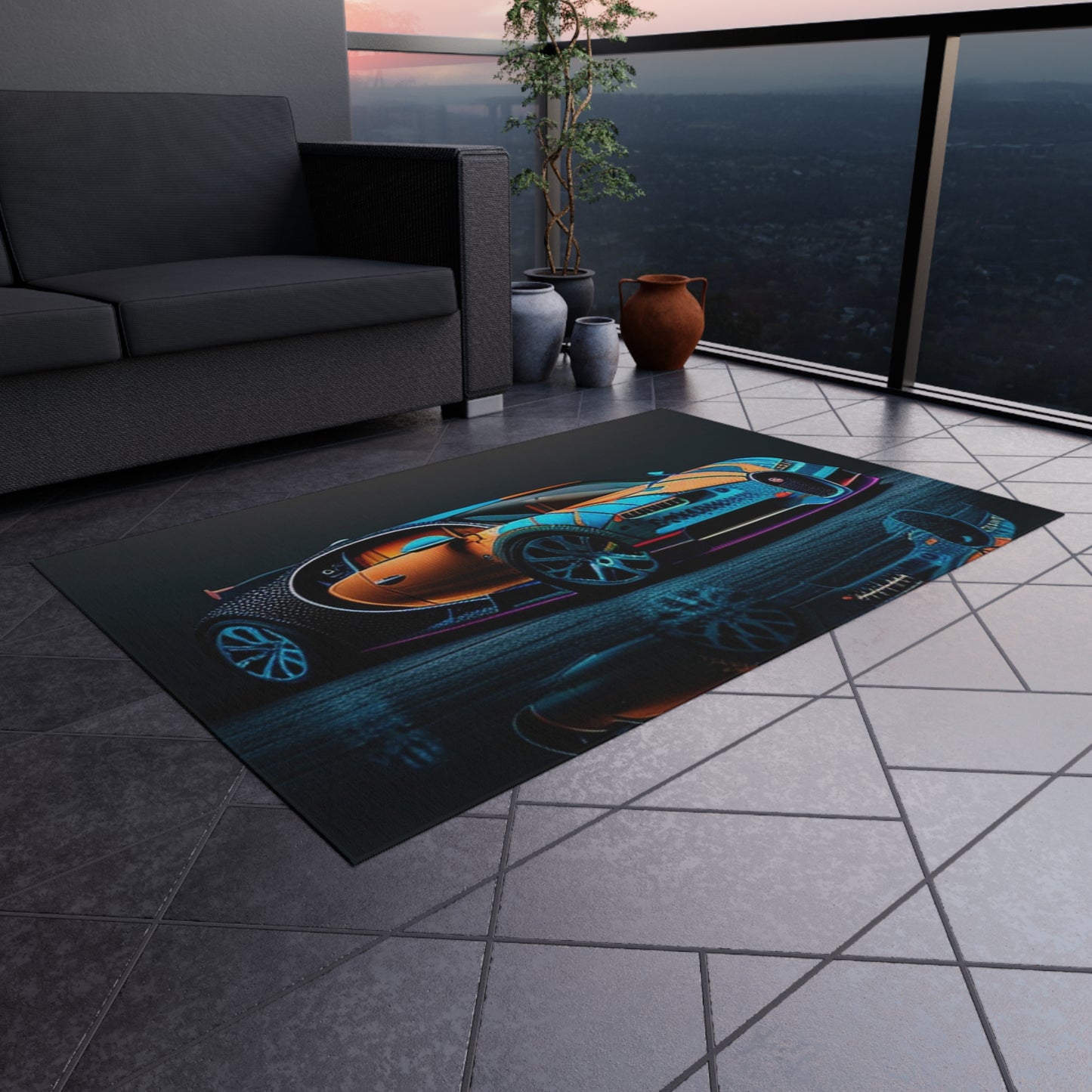 Outdoor Rug  Bugatti Blue 1