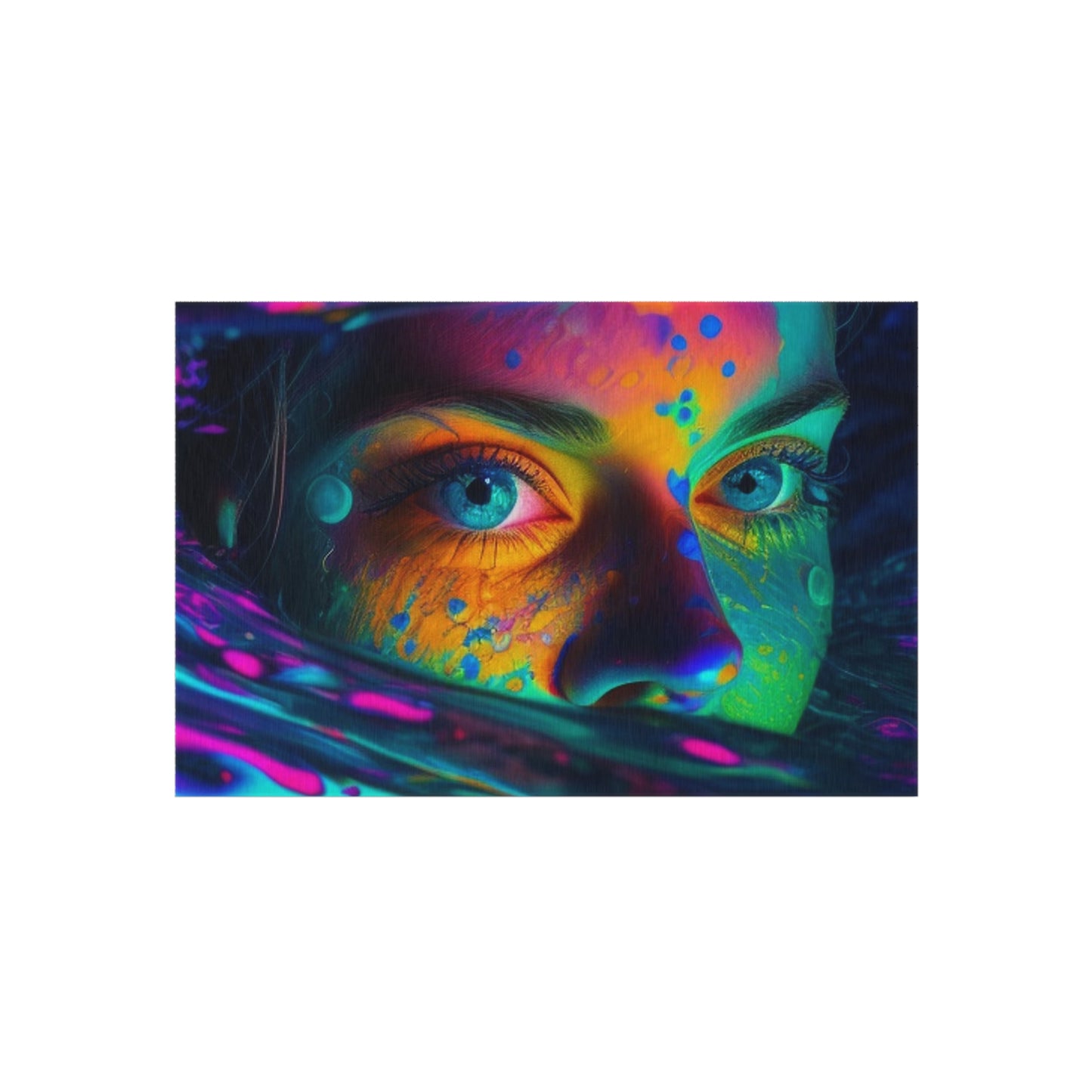 Outdoor Rug  Florescent Glow 3