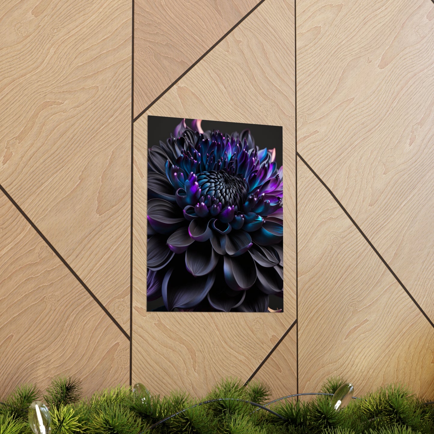 Premium Matte Vertical Posters Dahlia Purple 2