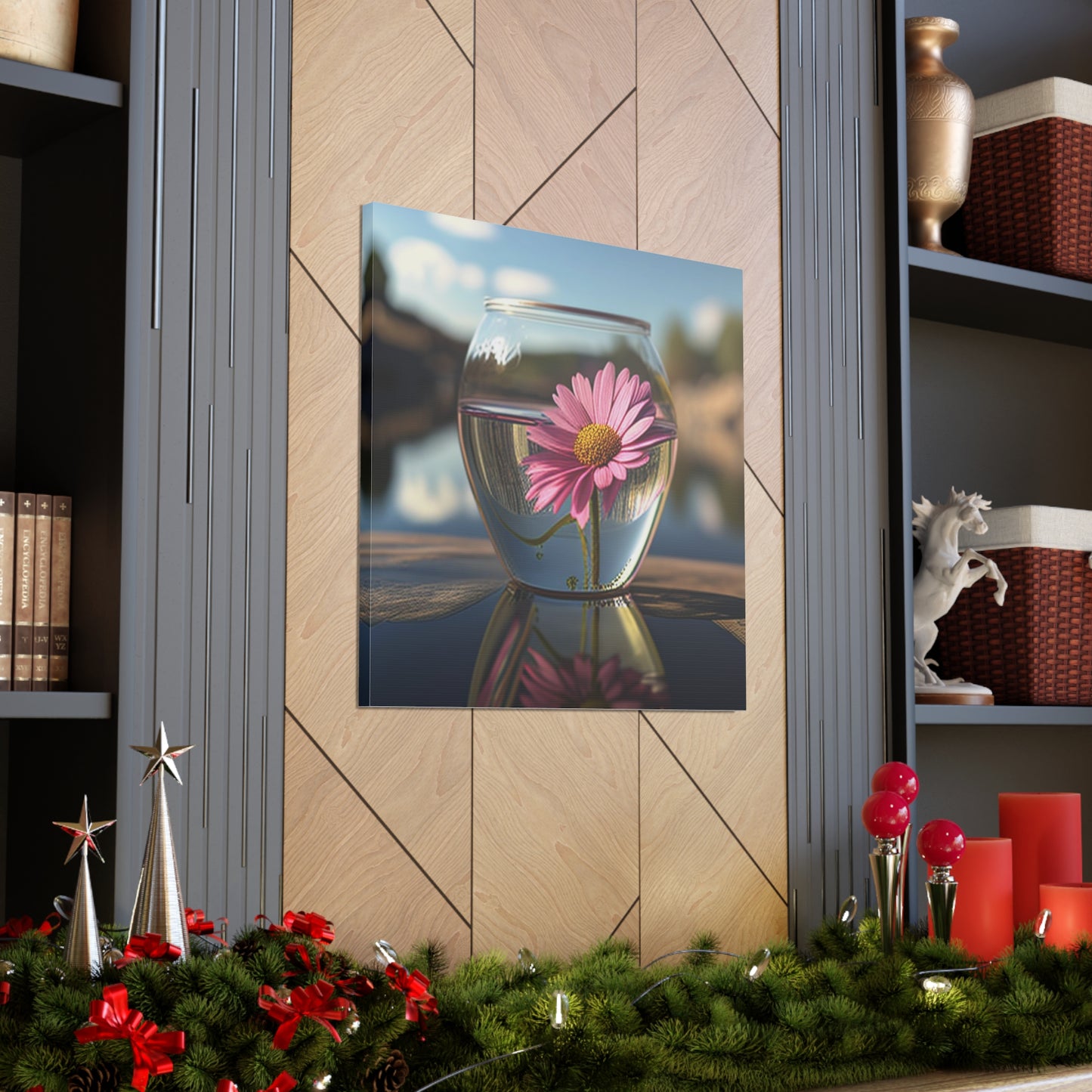Canvas Gallery Wraps Pink Daisy 3