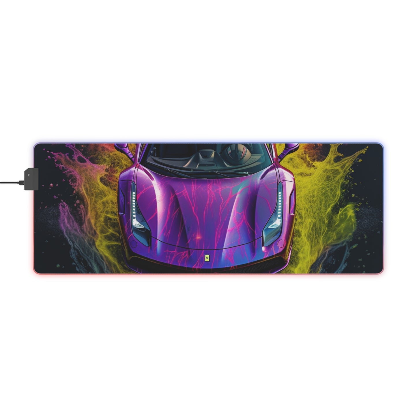 LED Gaming Mouse Pad Farrari Water 3