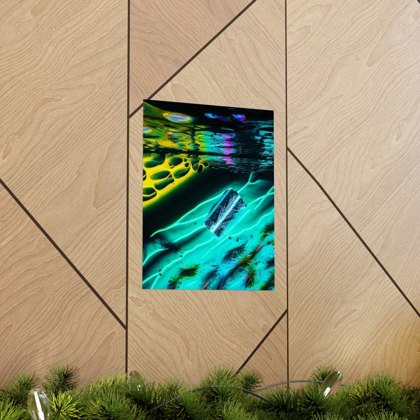 Premium Matte Vertical Posters Florescent Glow 2