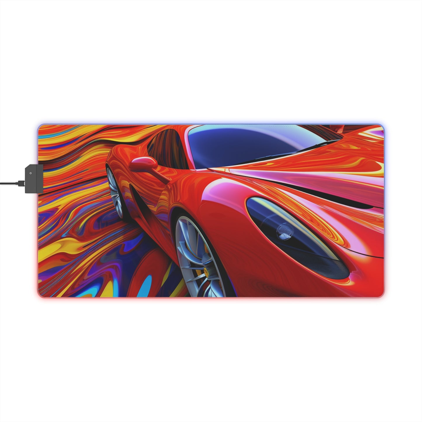 LED Gaming Mouse Pad Ferrari Water Fusion 4