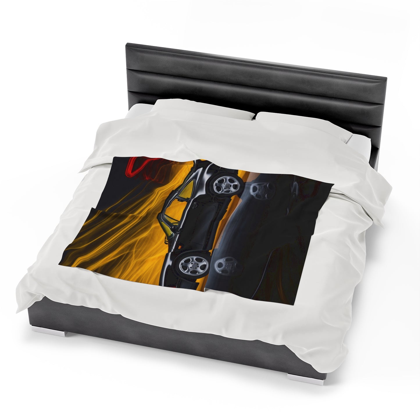 Velveteen Plush Blanket Porsche 933 4