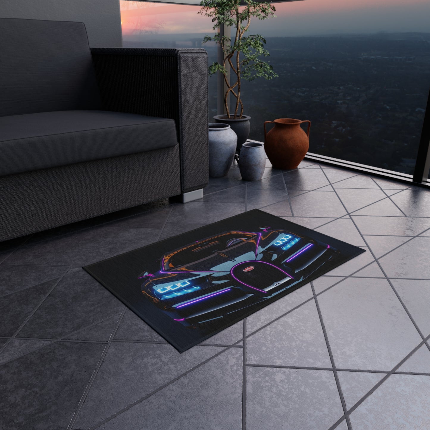 Outdoor Rug  Hyper Bugatti Chiron 2