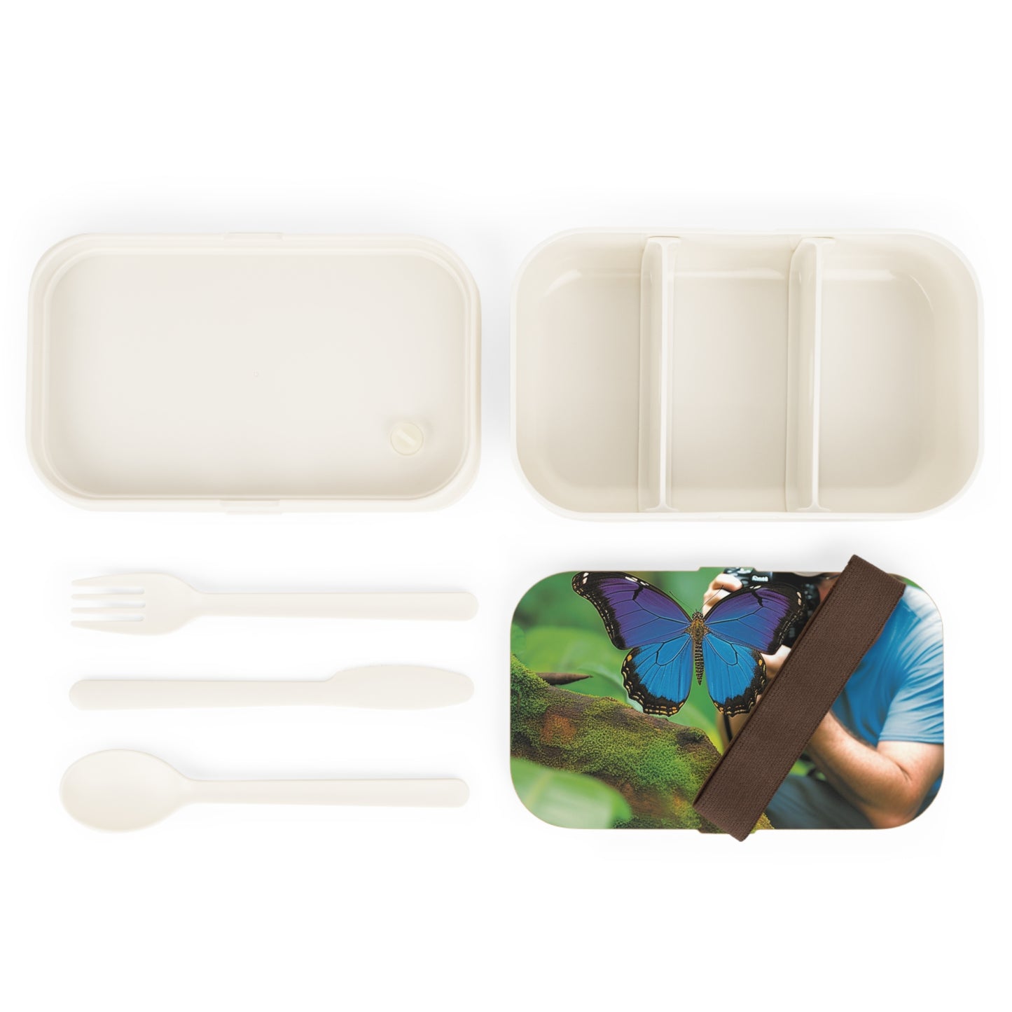 Bento Lunch Box Jungle Butterfly 4