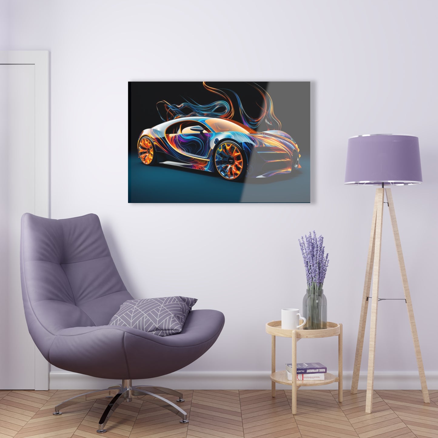 Acrylic Prints Bugatti Abstract Flair 2