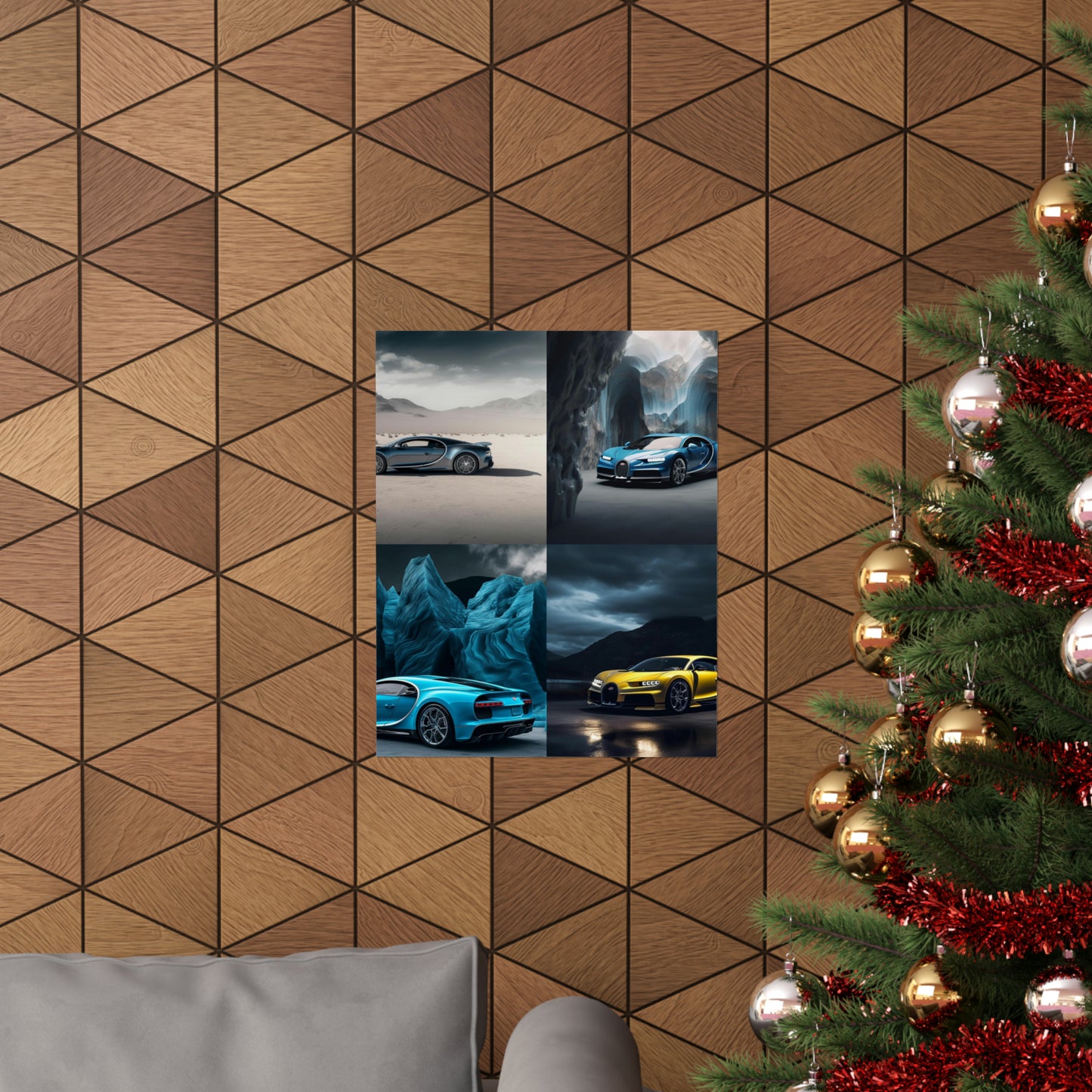 Premium Matte Vertical Posters Bugatti Real Look 5