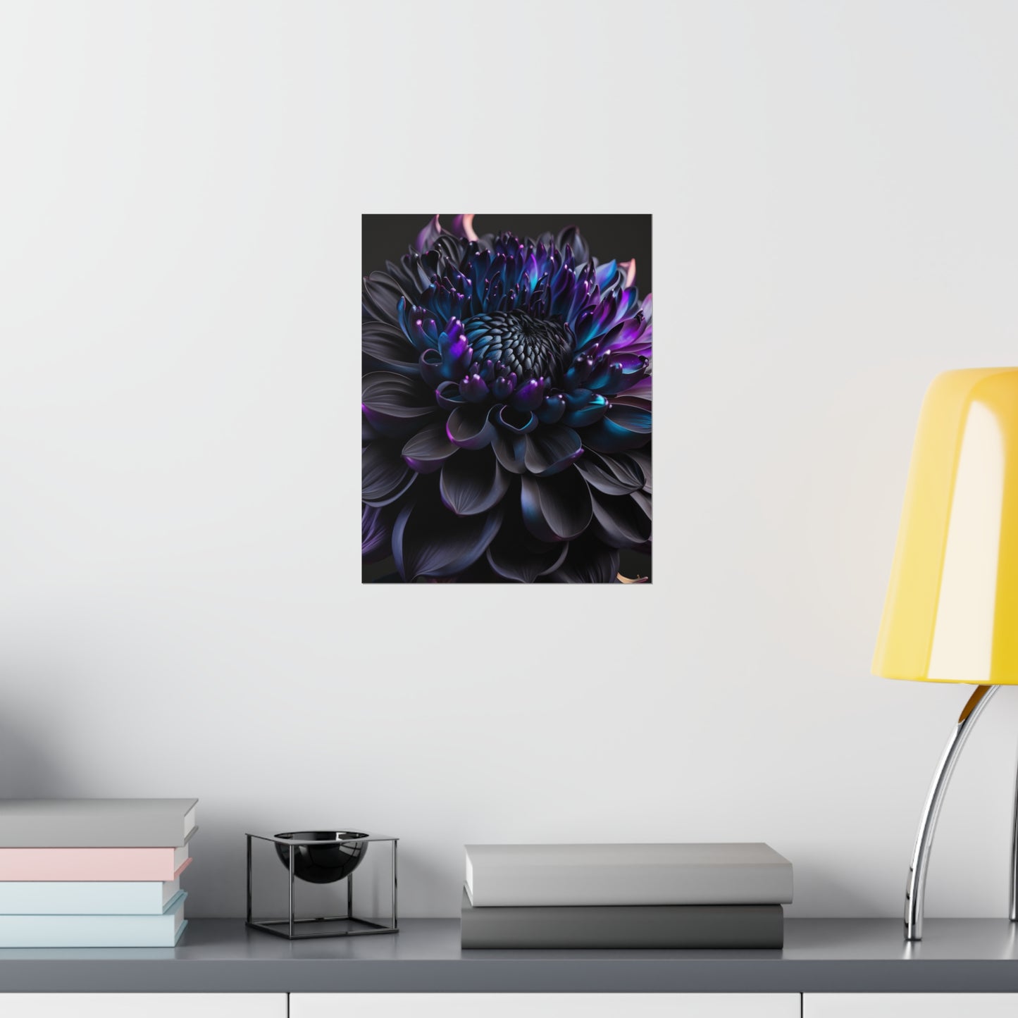 Premium Matte Vertical Posters Dahlia Purple 2