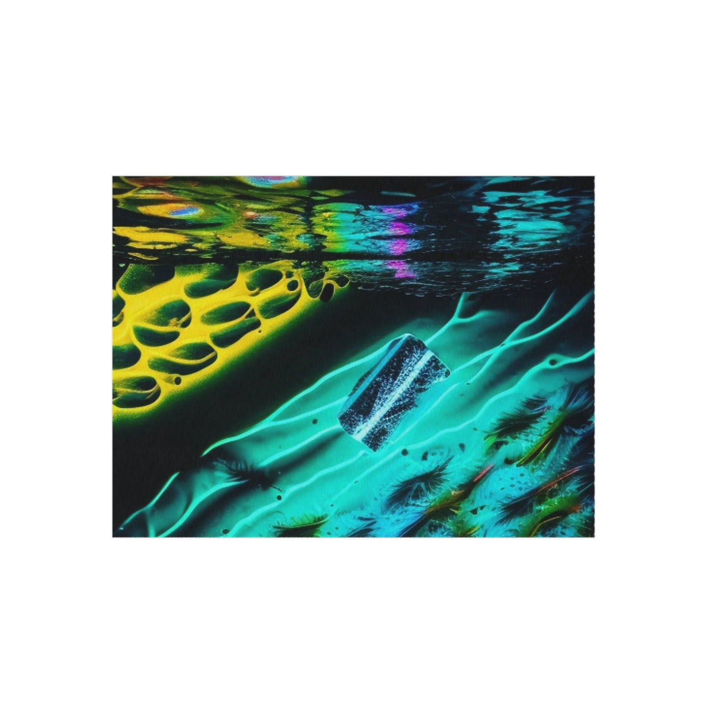 Outdoor Rug  Florescent Glow 2