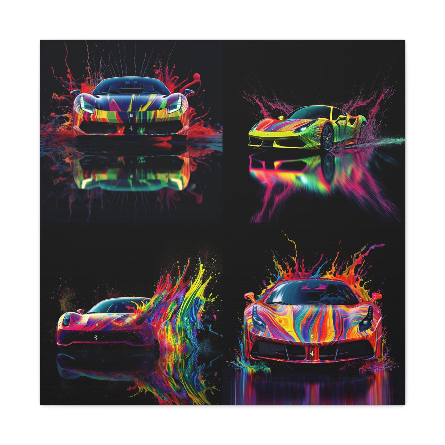 Canvas Gallery Wraps Ferrari Fusion Water 5