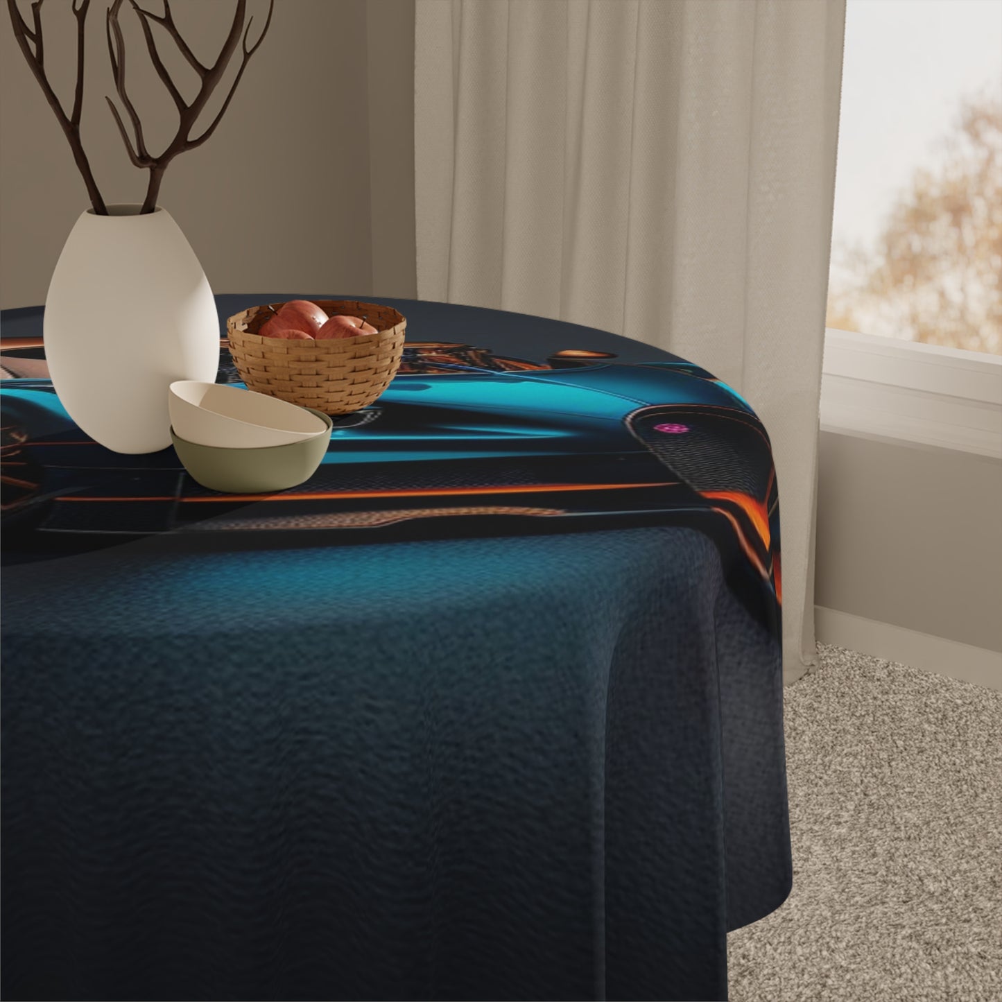 Tablecloth Bugatti Blue 4