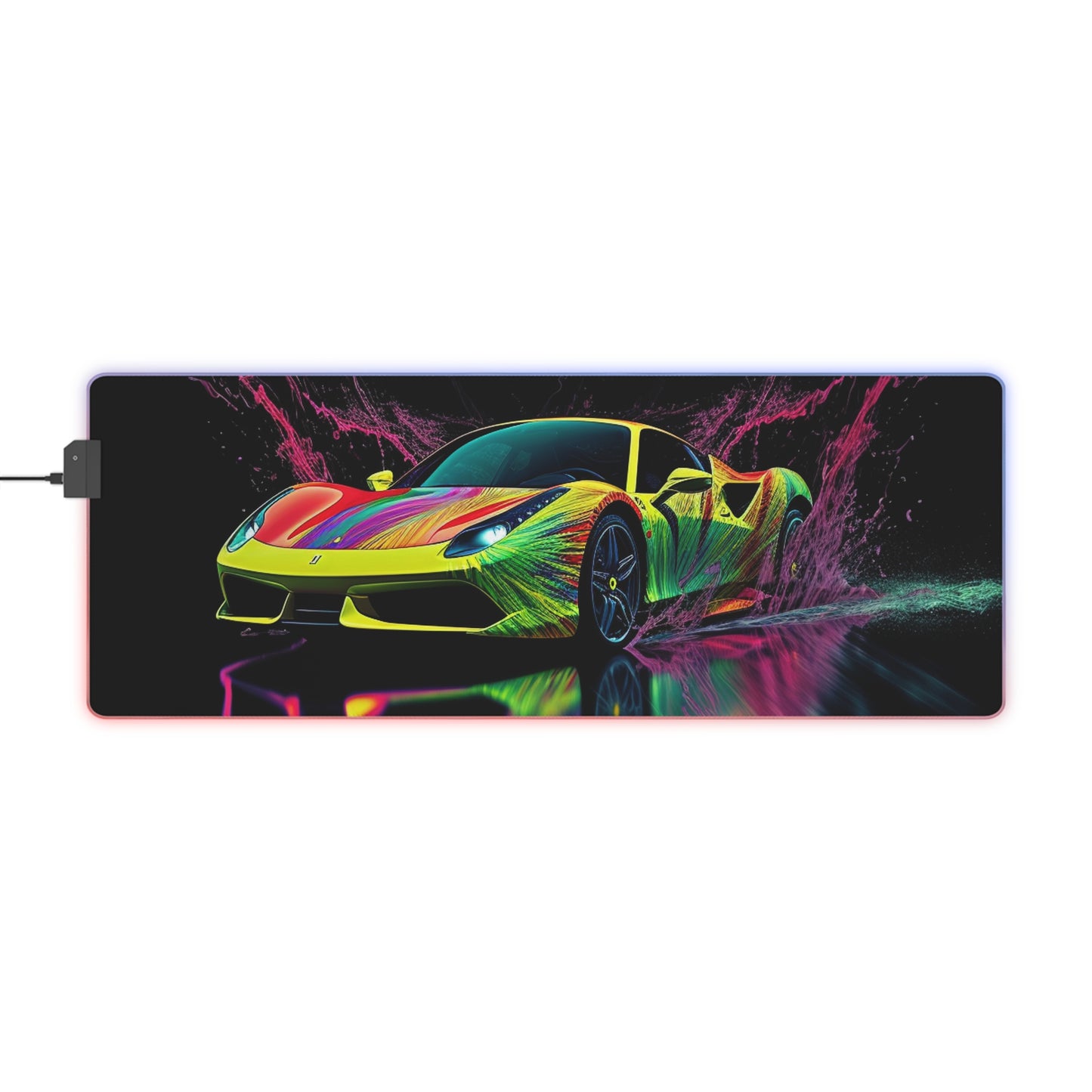 LED Gaming Mouse Pad Ferrari Fusion Water 2