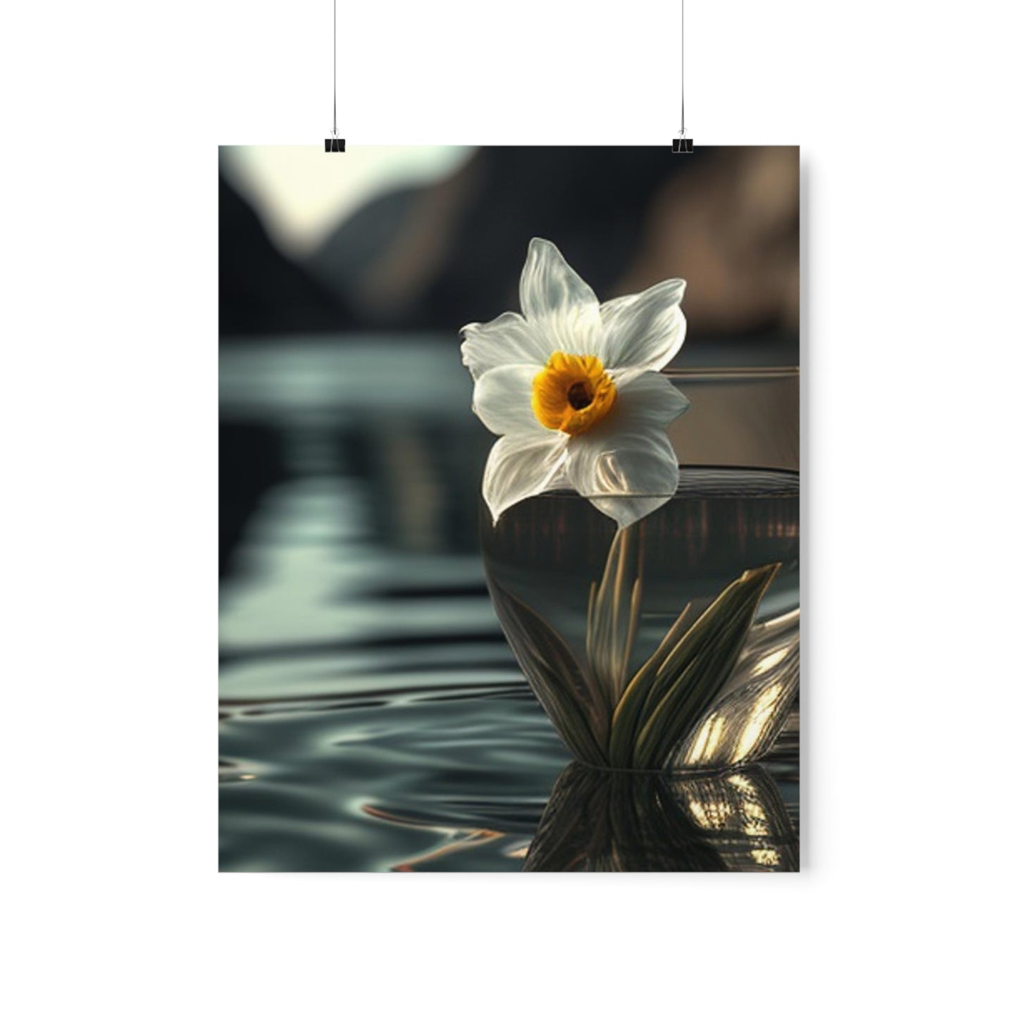 Premium Matte Vertical Posters Daffodil 2