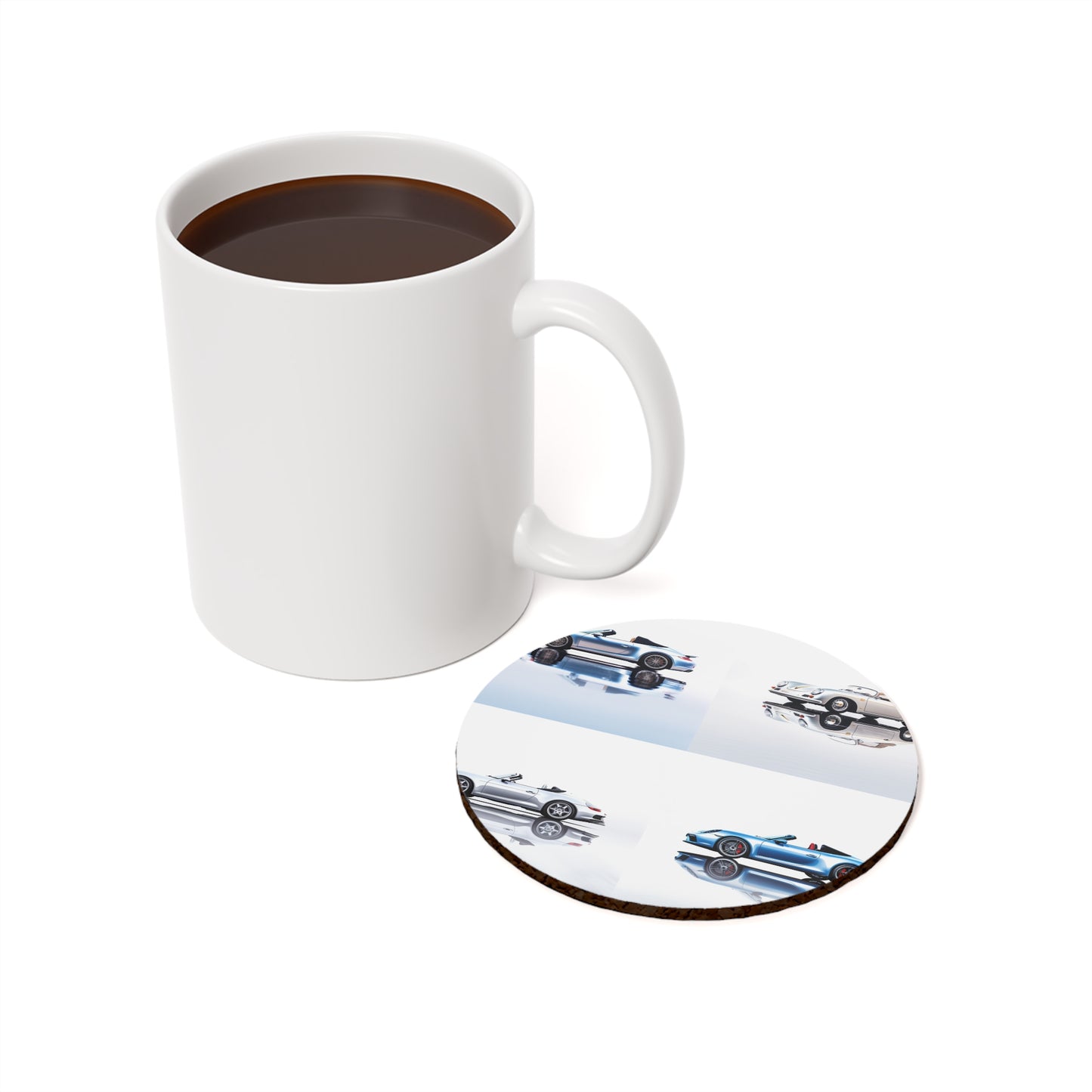 Cork Back Coaster 911 Speedster on water 5