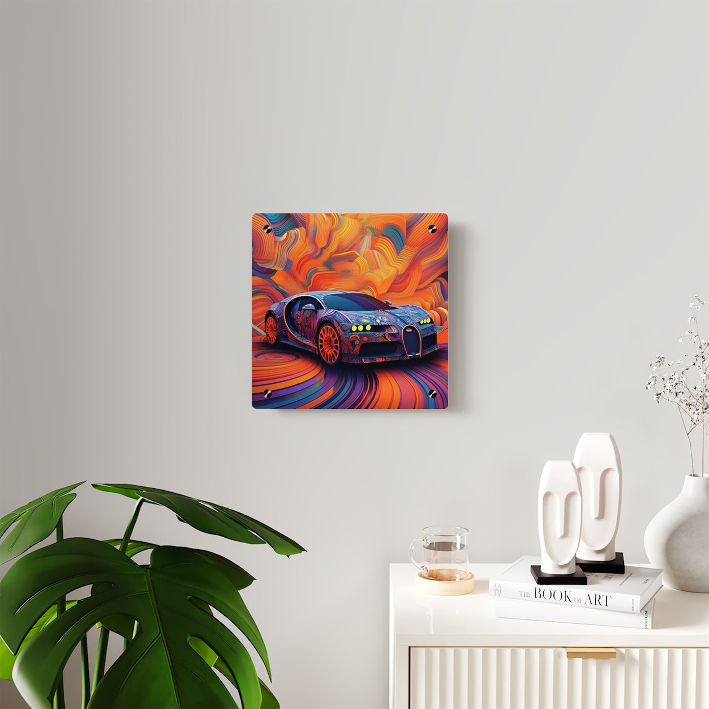 Acrylic Wall Art Panels Bugatti Abstract Concept 4