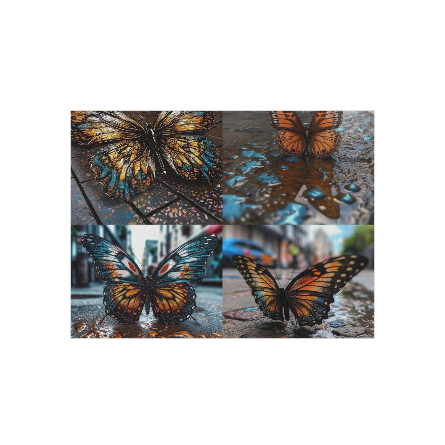 Outdoor Rug  Water Butterfly Street 5