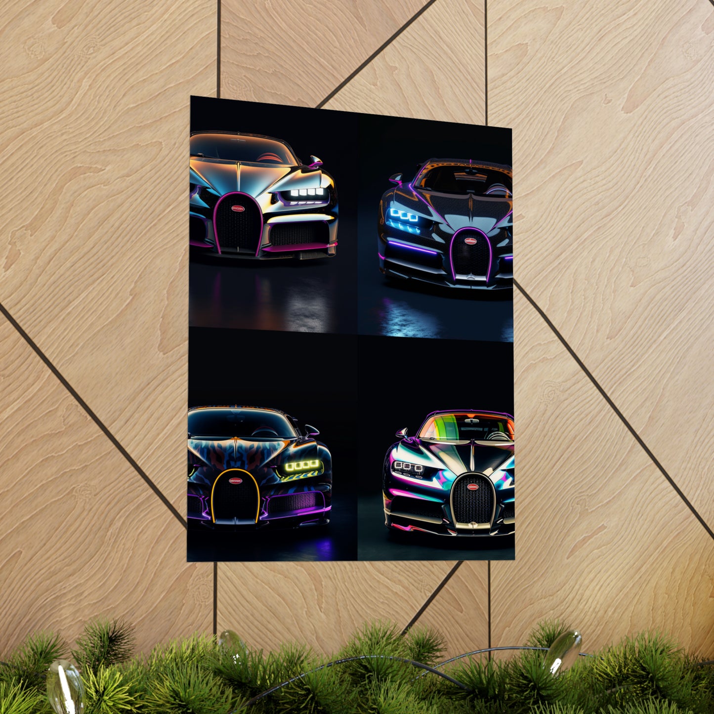 Premium Matte Vertical Posters Hyper Bugatti Chiron 5