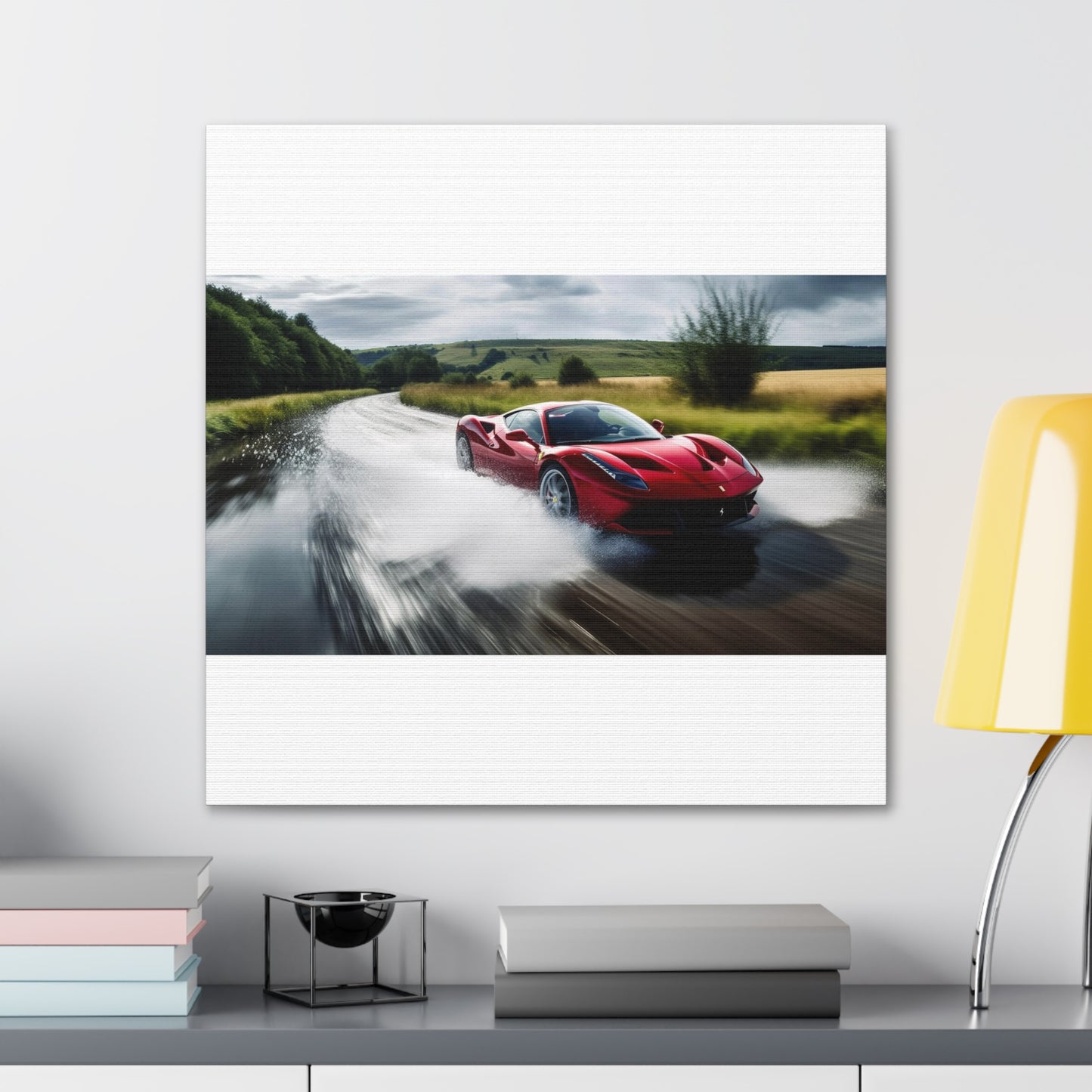 Canvas Gallery Wraps Water Ferrari Splash 4