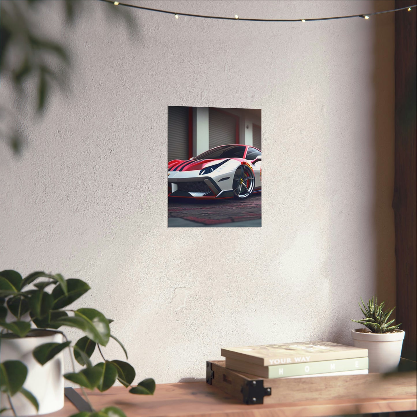 Premium Matte Vertical Posters Ferrari Hyper 3