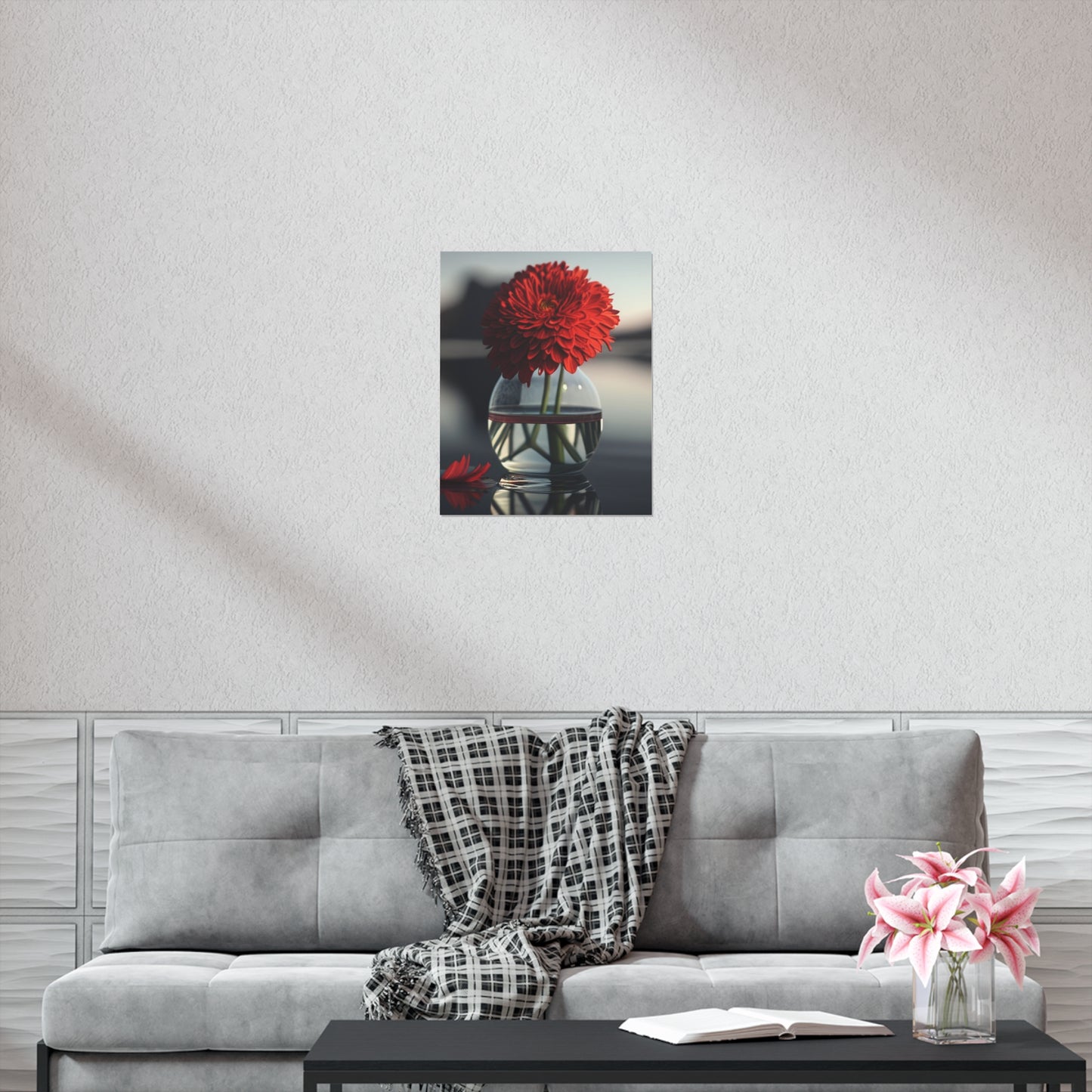 Premium Matte Vertical Posters Chrysanthemum 2