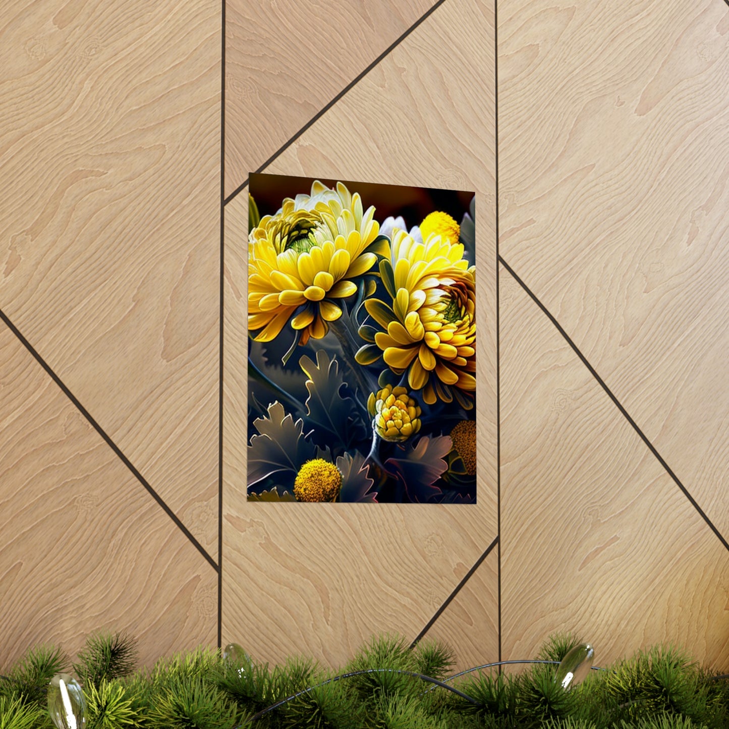 Premium Matte Vertical Posters Yellow Hermosas Flores Amarillas 3