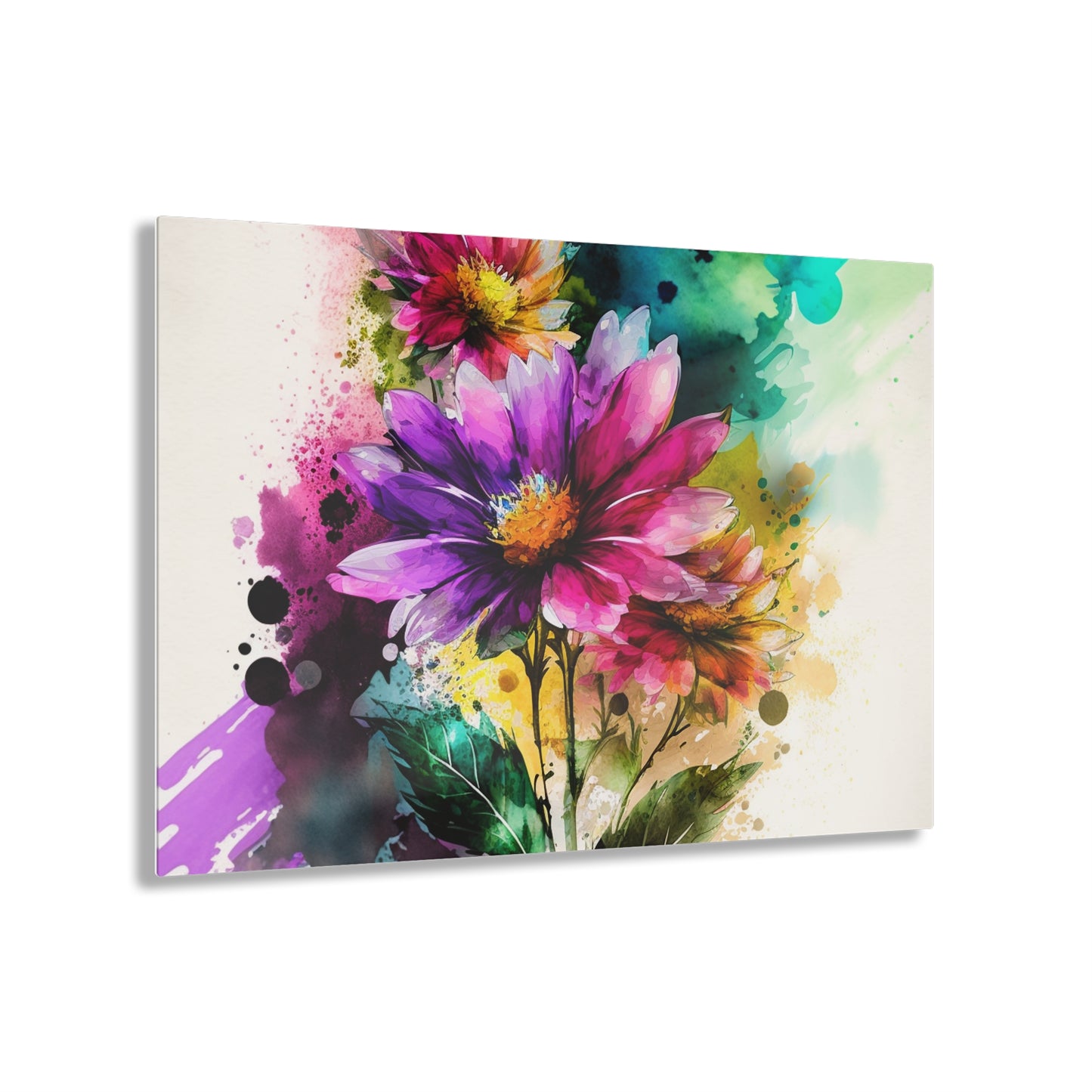 Acrylic Prints Bright Spring Flowers 1