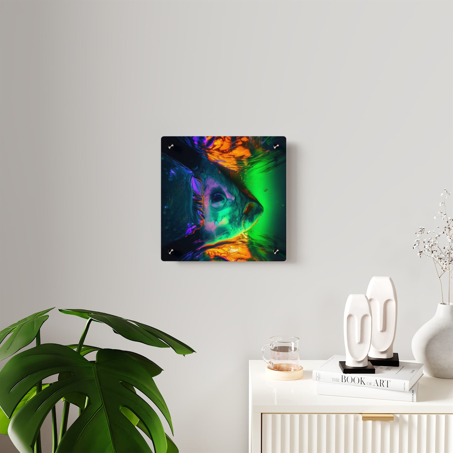 Acrylic Wall Art Panels Florescent Glow 1