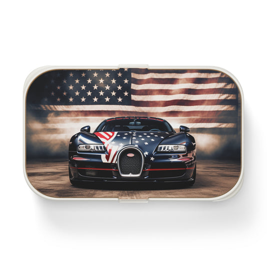 Bento Lunch Box Bugatti American Flag 2