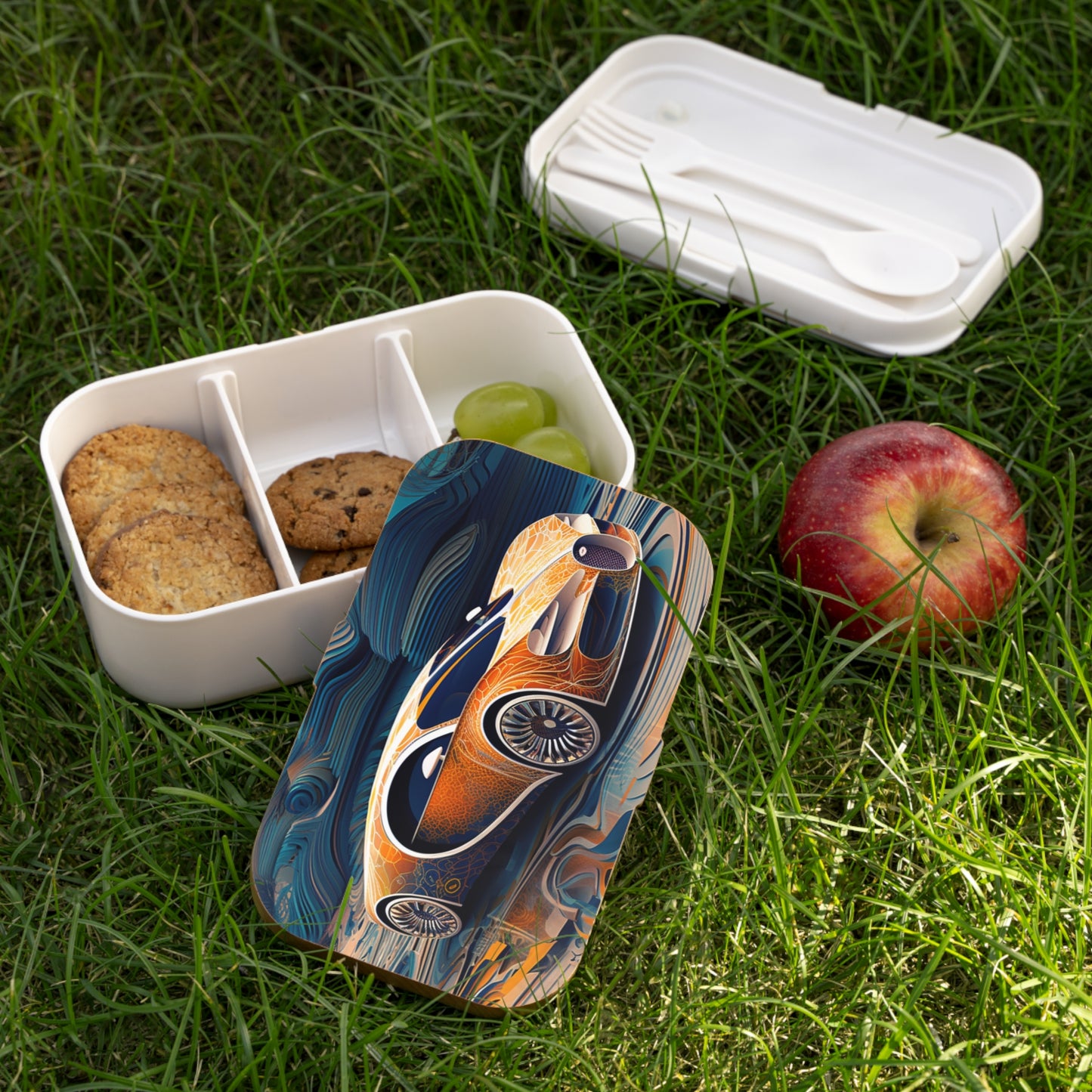 Bento Lunch Box Bugatti Abstract Flair 1
