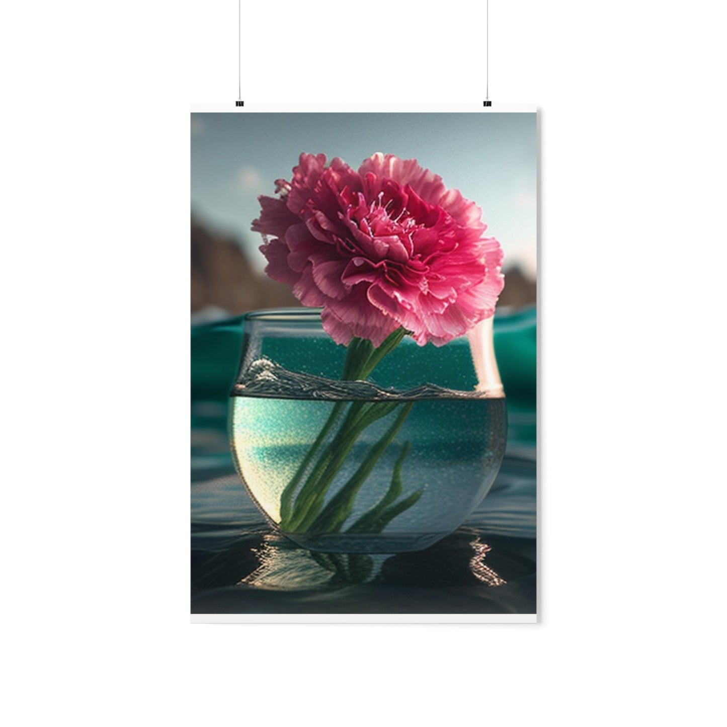 Premium Matte Vertical Posters Carnation 1