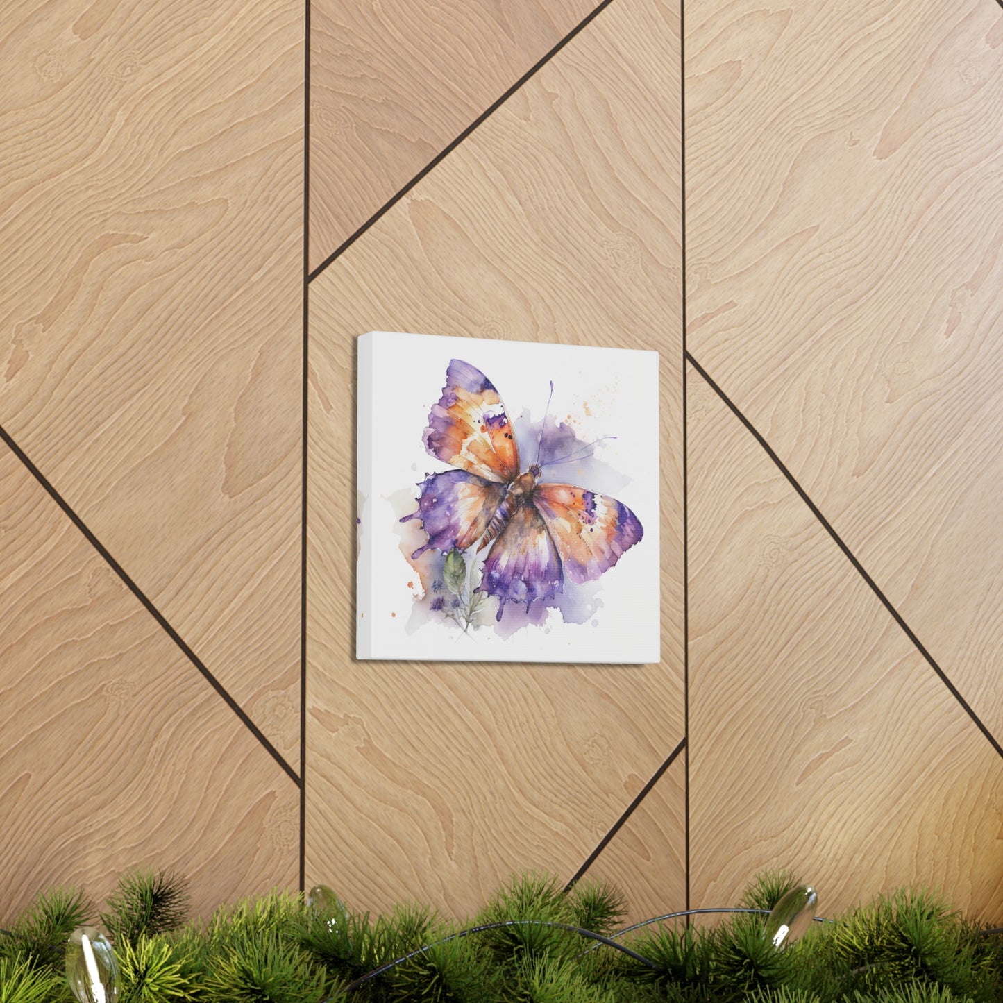 Canvas Gallery Wraps MerlinRose Watercolor Butterfly 1