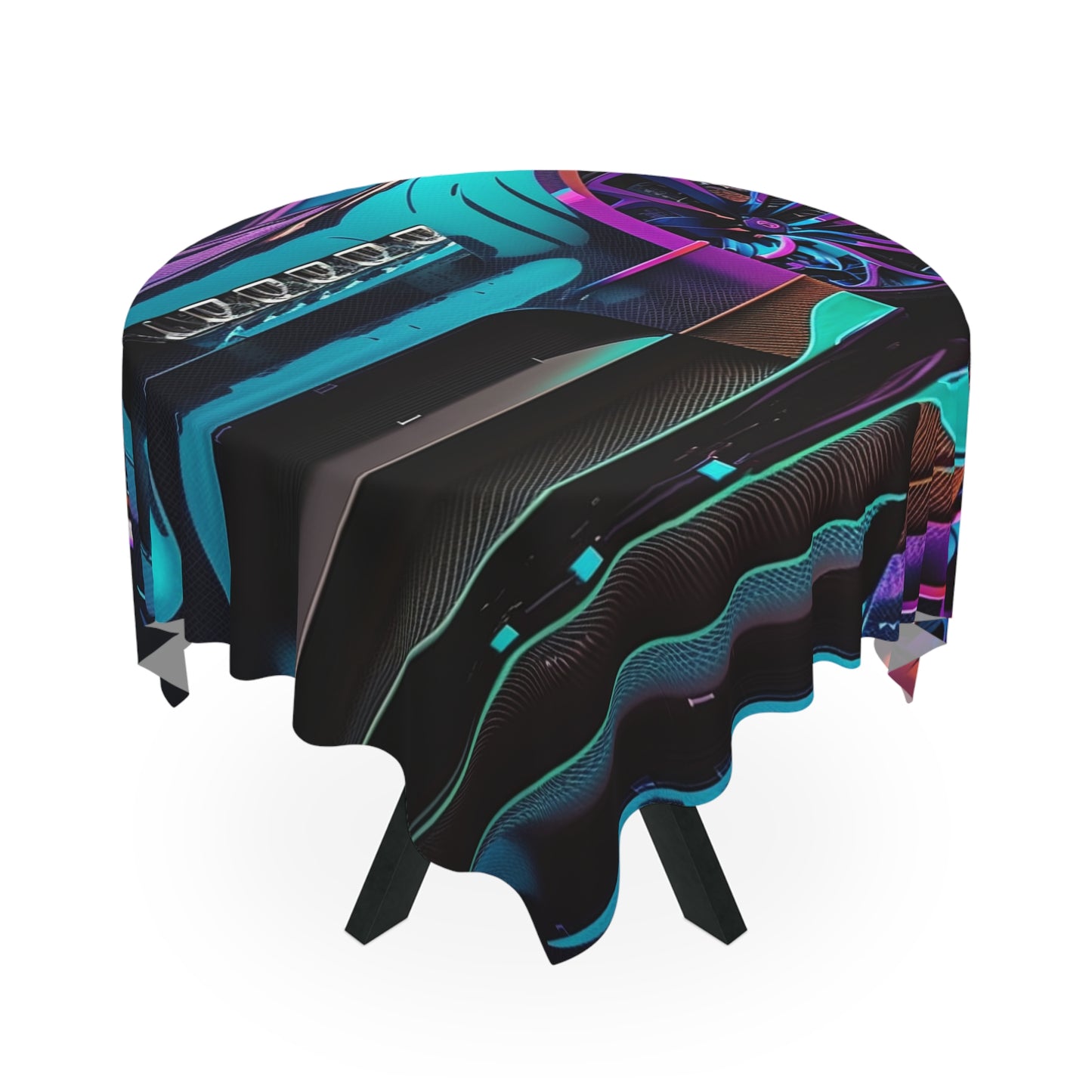 Tablecloth Bugatti Neon Chiron 1