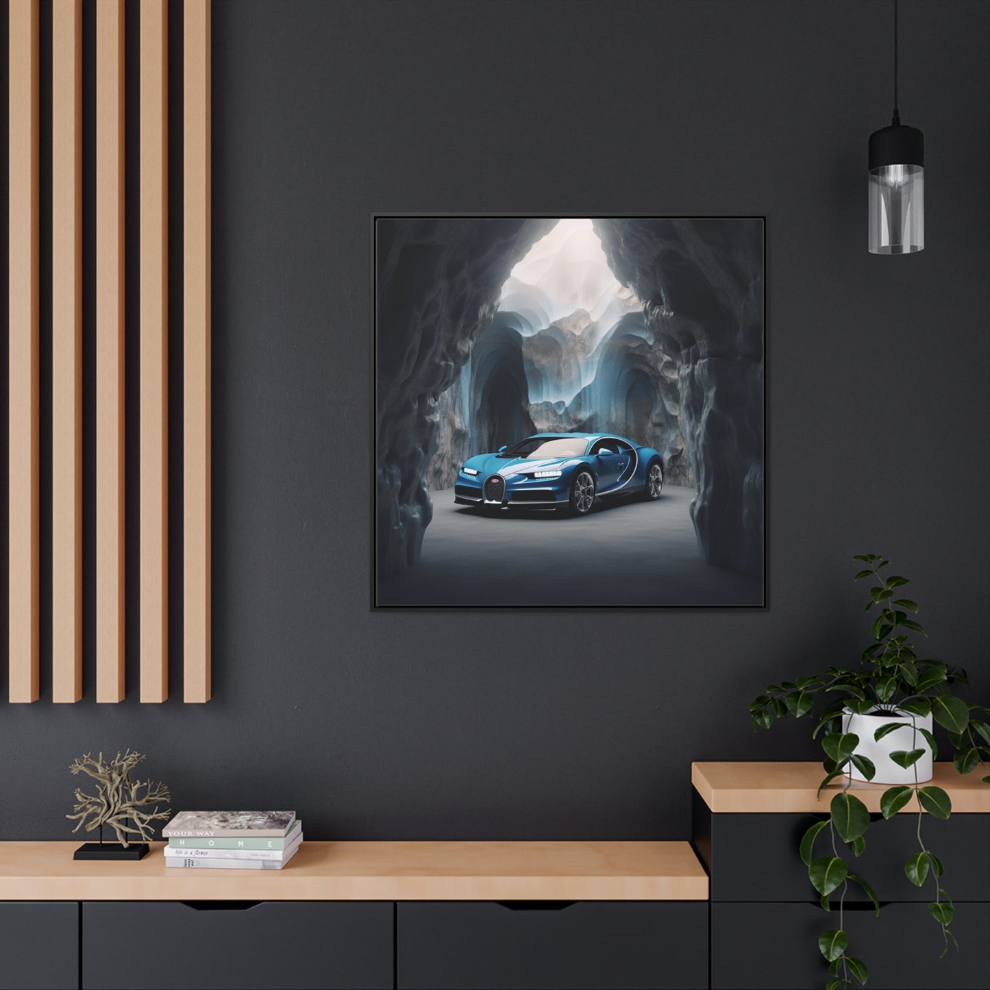 Gallery Canvas Wraps, Square Frame Bugatti Real Look 2