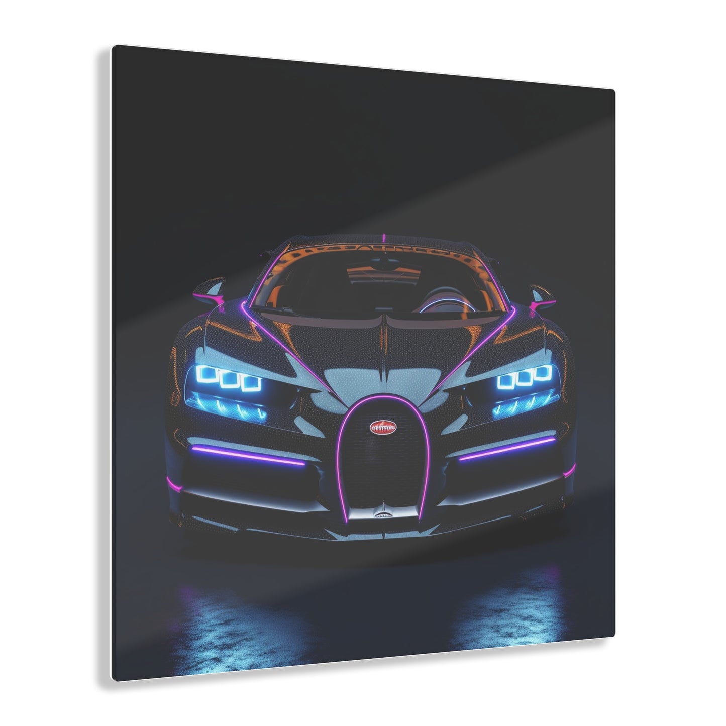 Acrylic Prints Hyper Bugatti Chiron 2