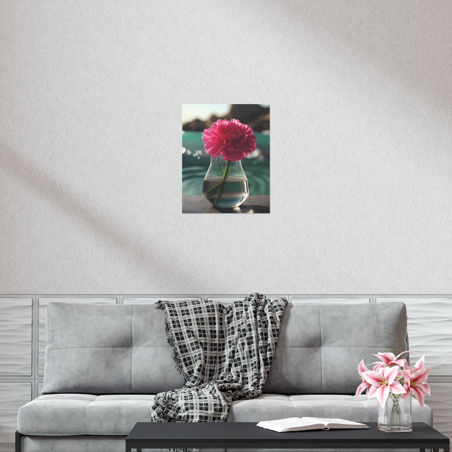 Premium Matte Vertical Posters Carnation 4