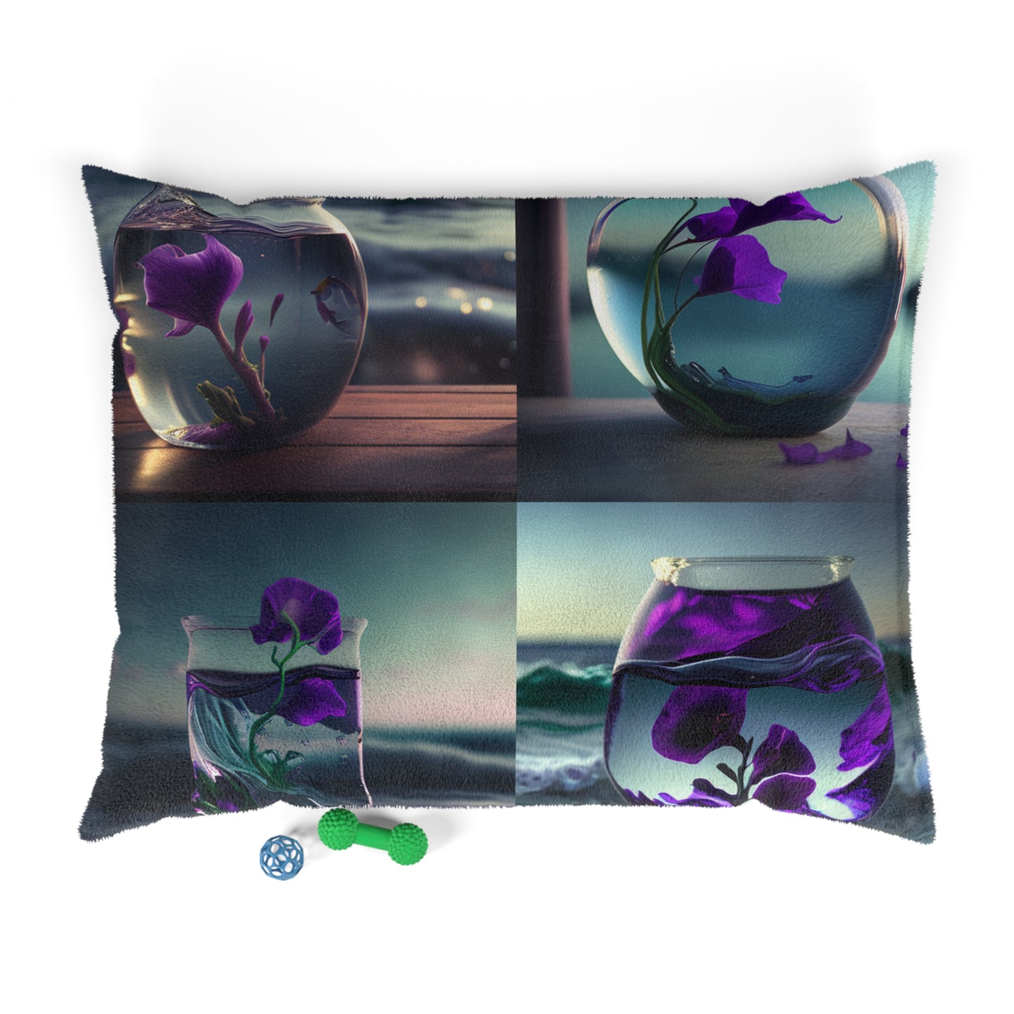 Pet Bed Purple Sweet pea in a vase 5