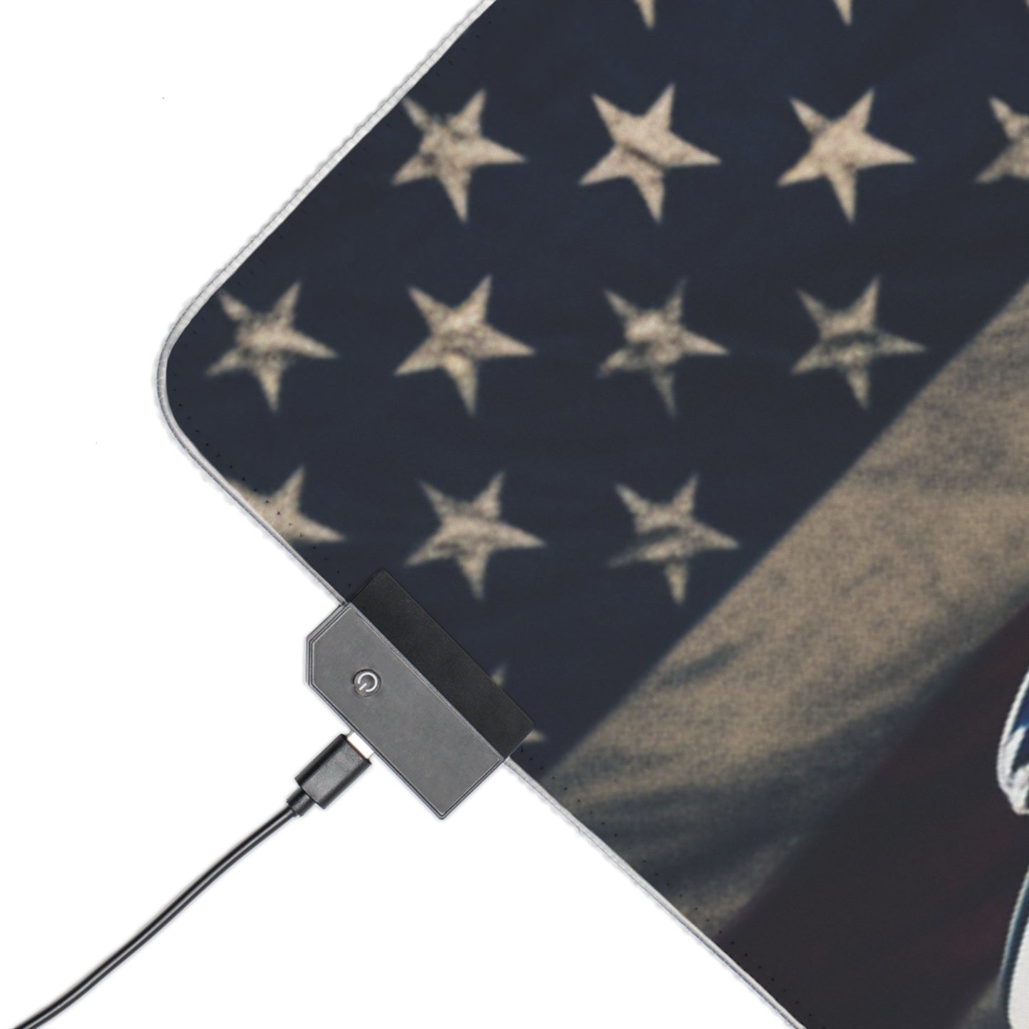 LED Gaming Mouse Pad Bugatti American Flag 3