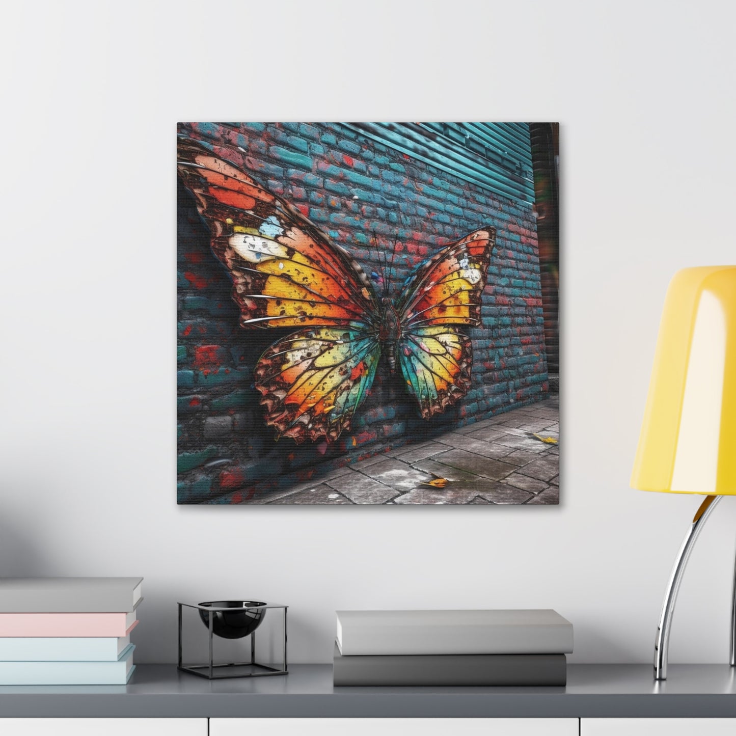 Canvas Gallery Wraps Liquid Street Butterfly 2