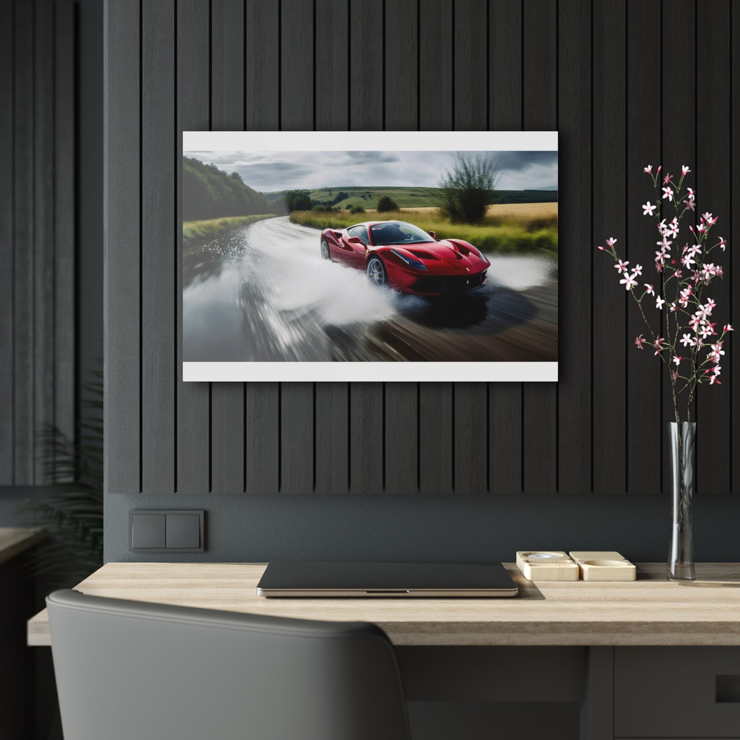 Acrylic Prints Water Ferrari Splash 4