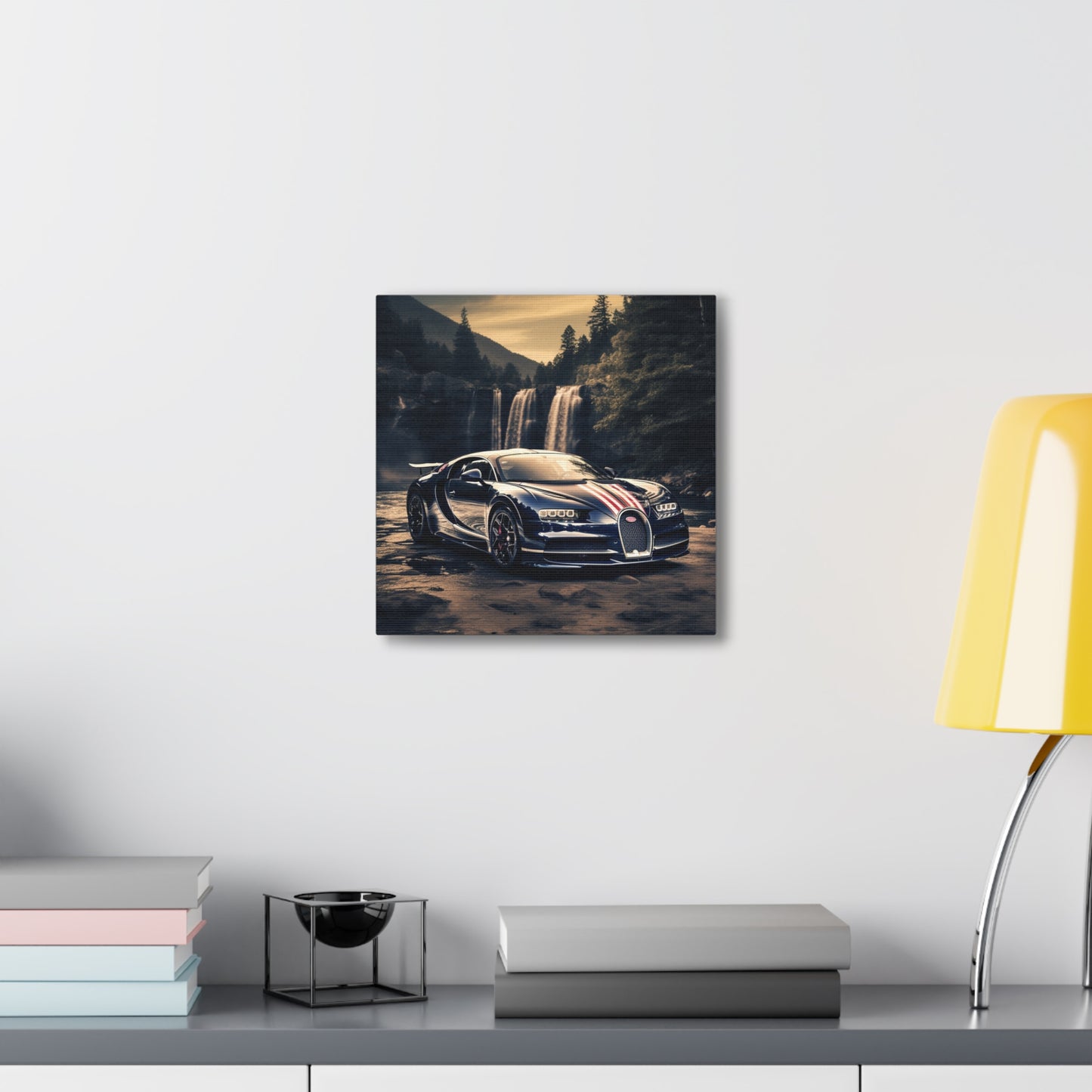 Canvas Gallery Wraps Bugatti Waterfall 2