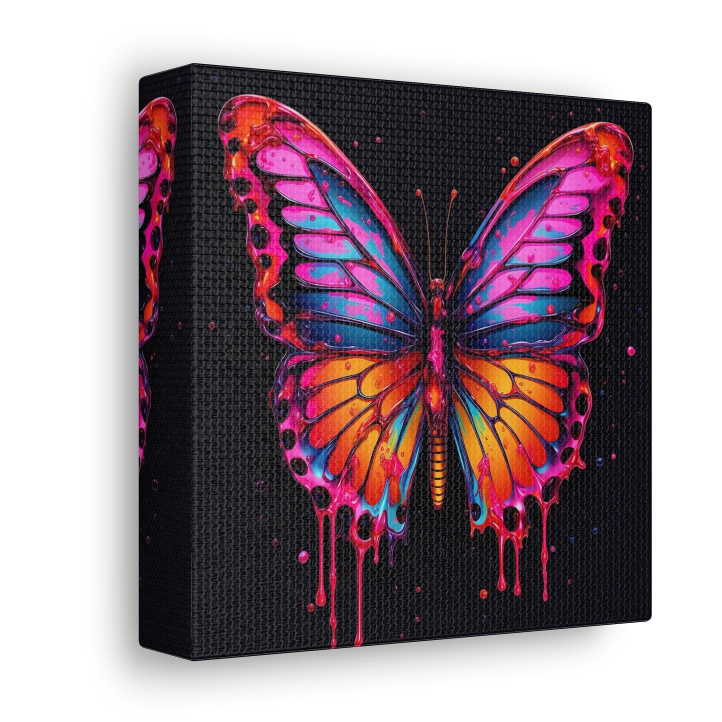 Canvas Gallery Wraps Pink Butterfly Flair 1