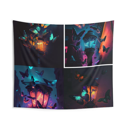 Indoor Wall Tapestries Street Light Butterfly 5
