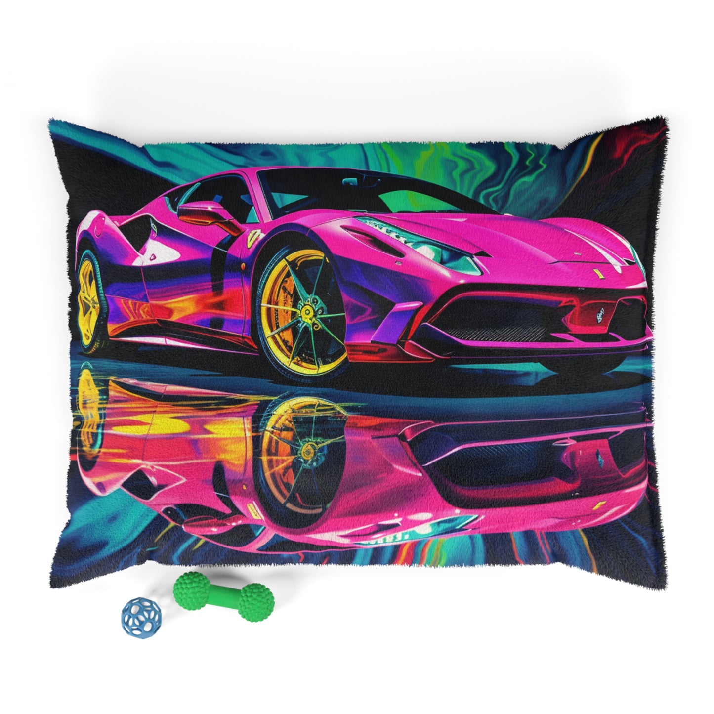Pet Bed Pink Ferrari Macro 4