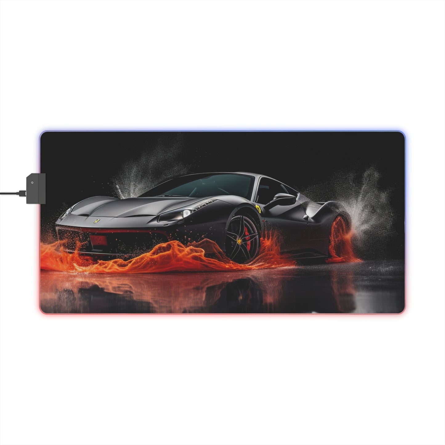 LED Gaming Mouse Pad Ferrari Water Splash 3