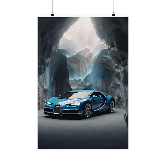 Premium Matte Vertical Posters Bugatti Real Look 2