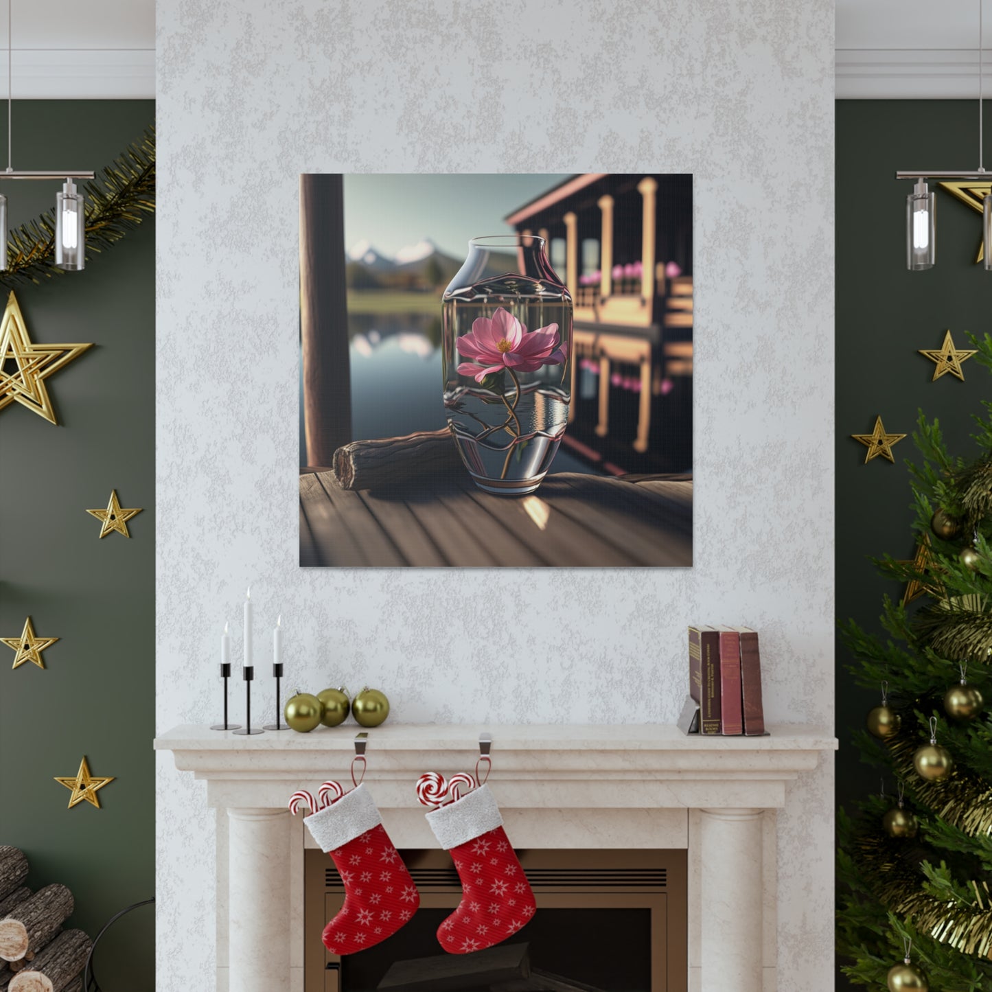 Canvas Gallery Wraps Pink Magnolia 1