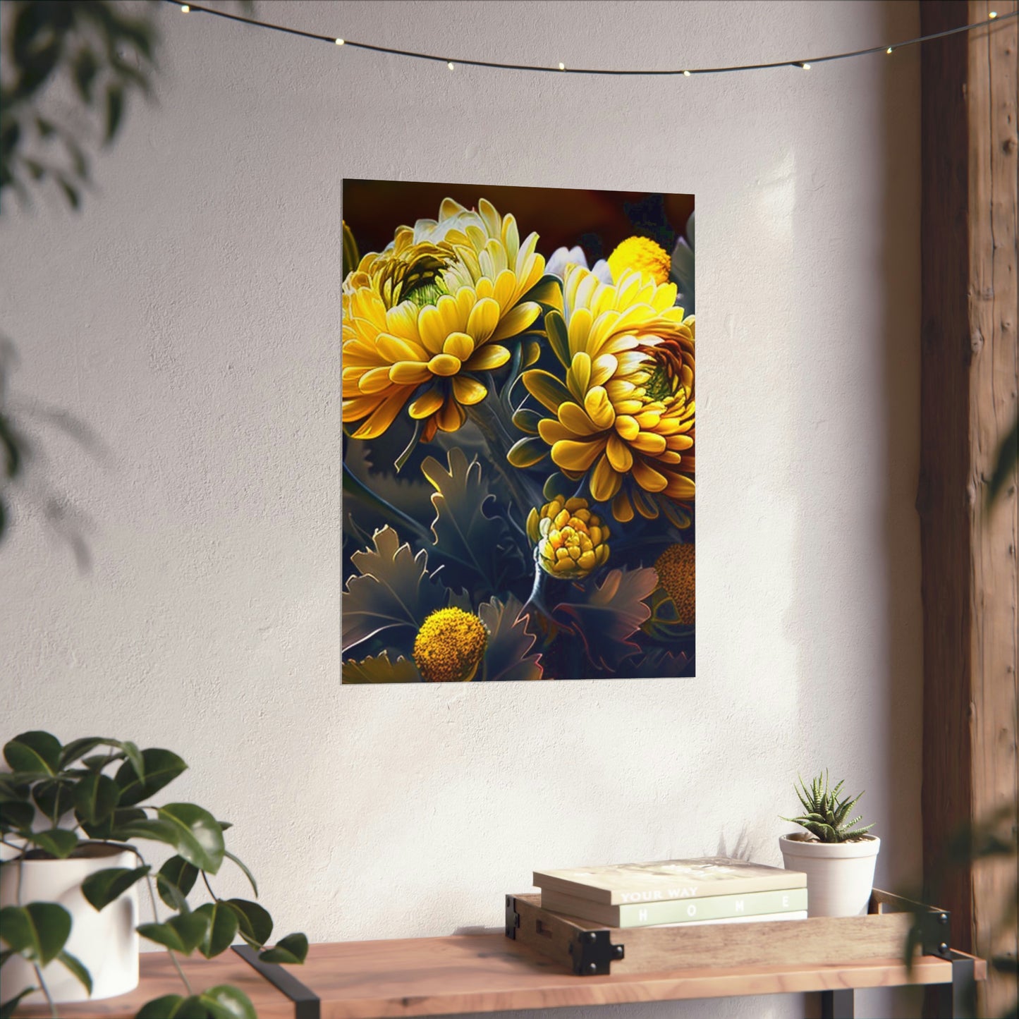 Premium Matte Vertical Posters Yellow Hermosas Flores Amarillas 3