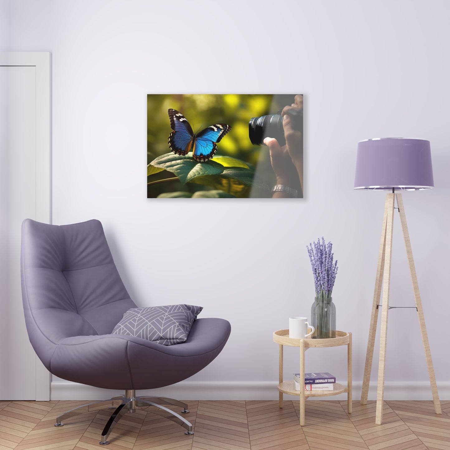 Acrylic Prints Jungle Butterfly 3